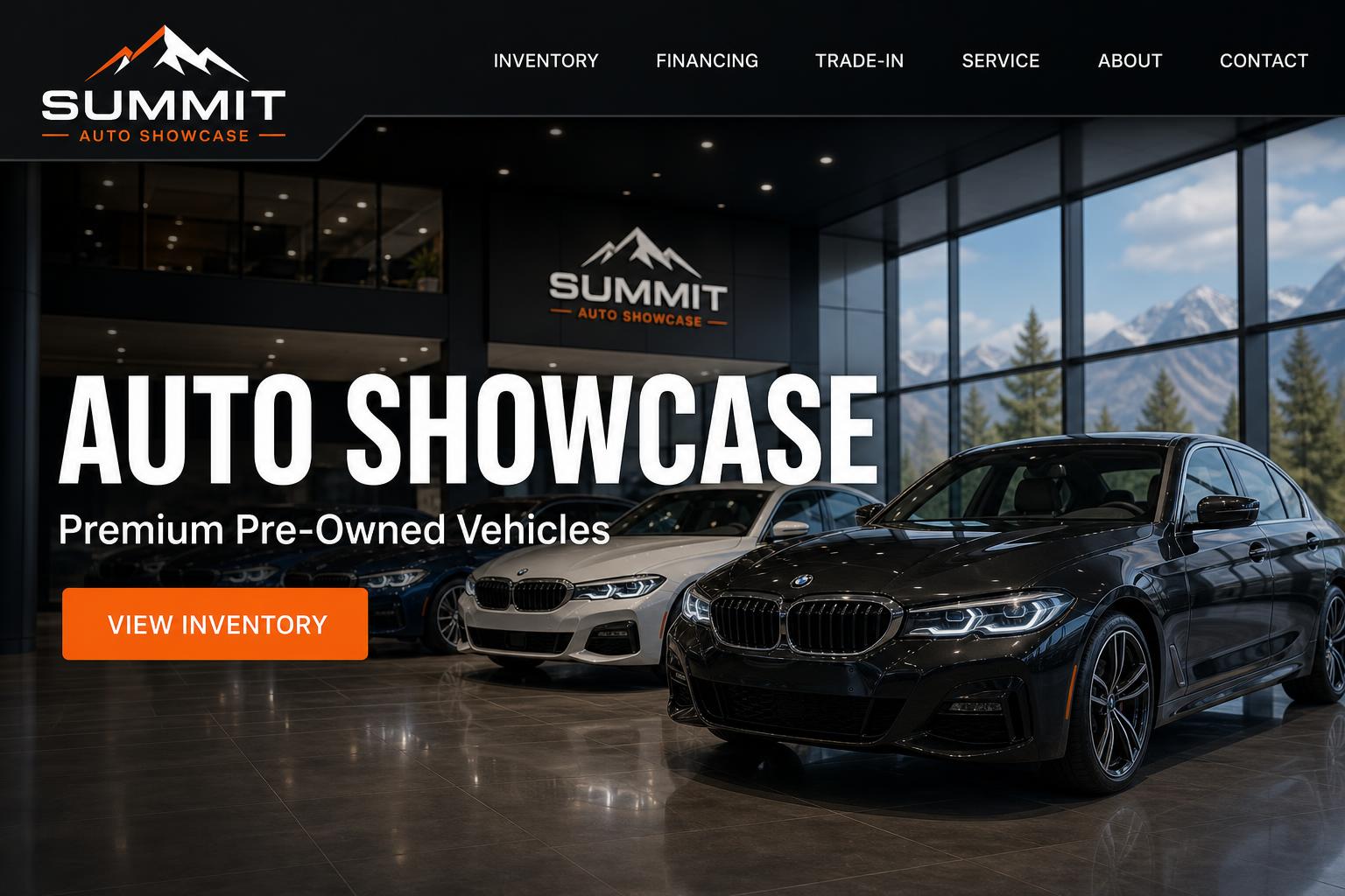 Summit Auto Showcase template preview